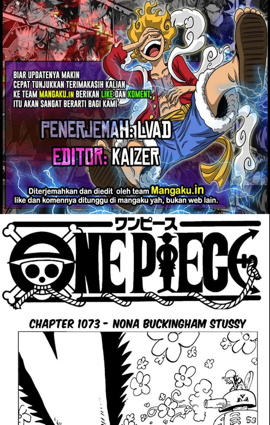 Komik One Piece Chapter 1073 gambar nomor 1