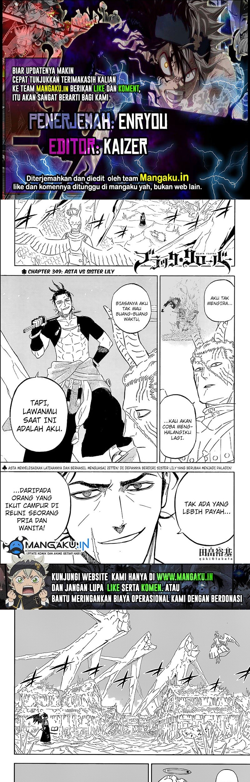 Komik Black Clover Chapter 349 gambar nomor 1