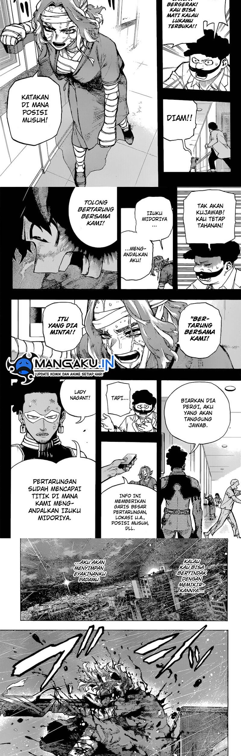 Manga Boku no Hero Academia Chapter 379 gambar nomor 2