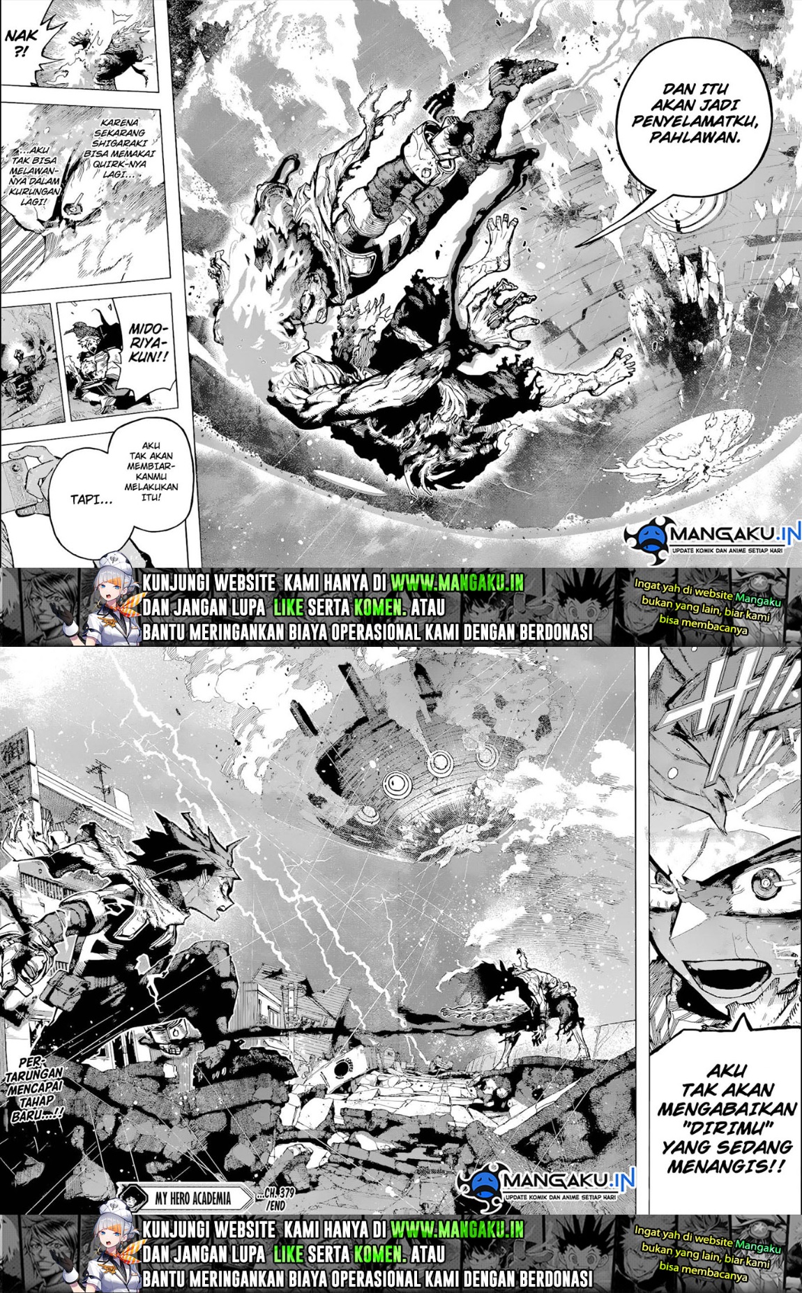 Boku no Hero Academia Chapter 379 Gambar 7