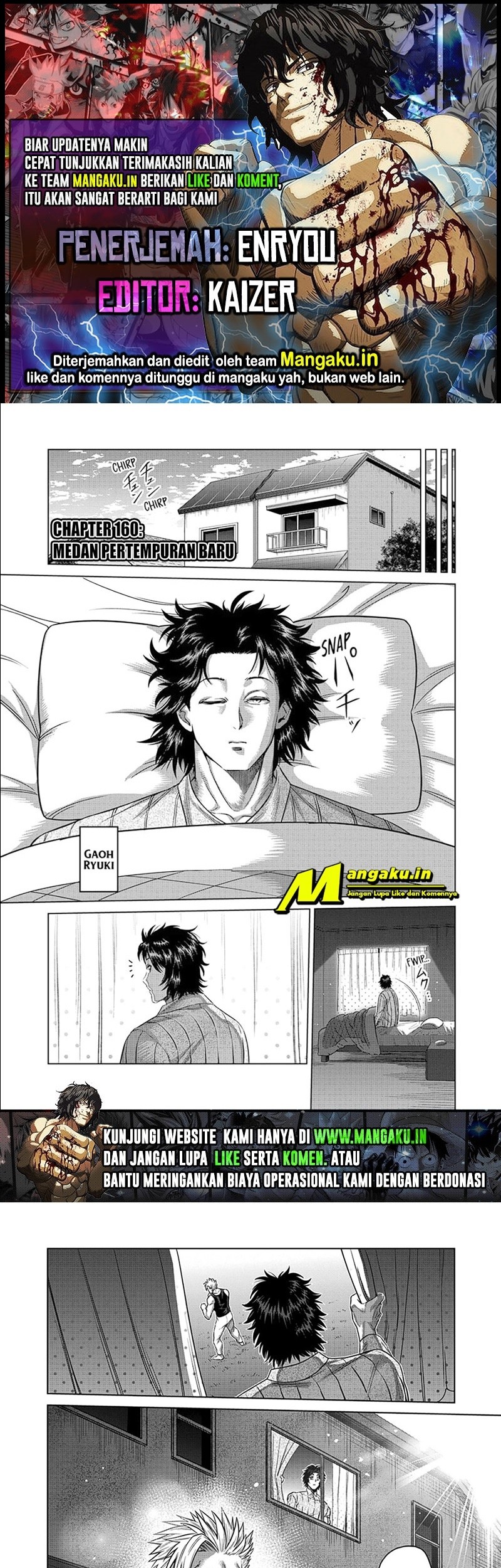 Komik Kengan Omega Chapter 160 gambar nomor 1