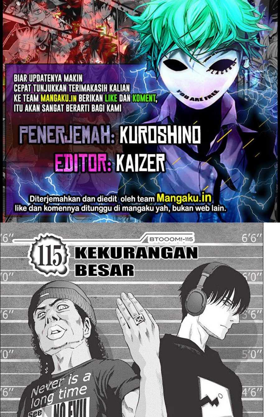 Komik Btooom! Chapter 115.1 gambar nomor 1