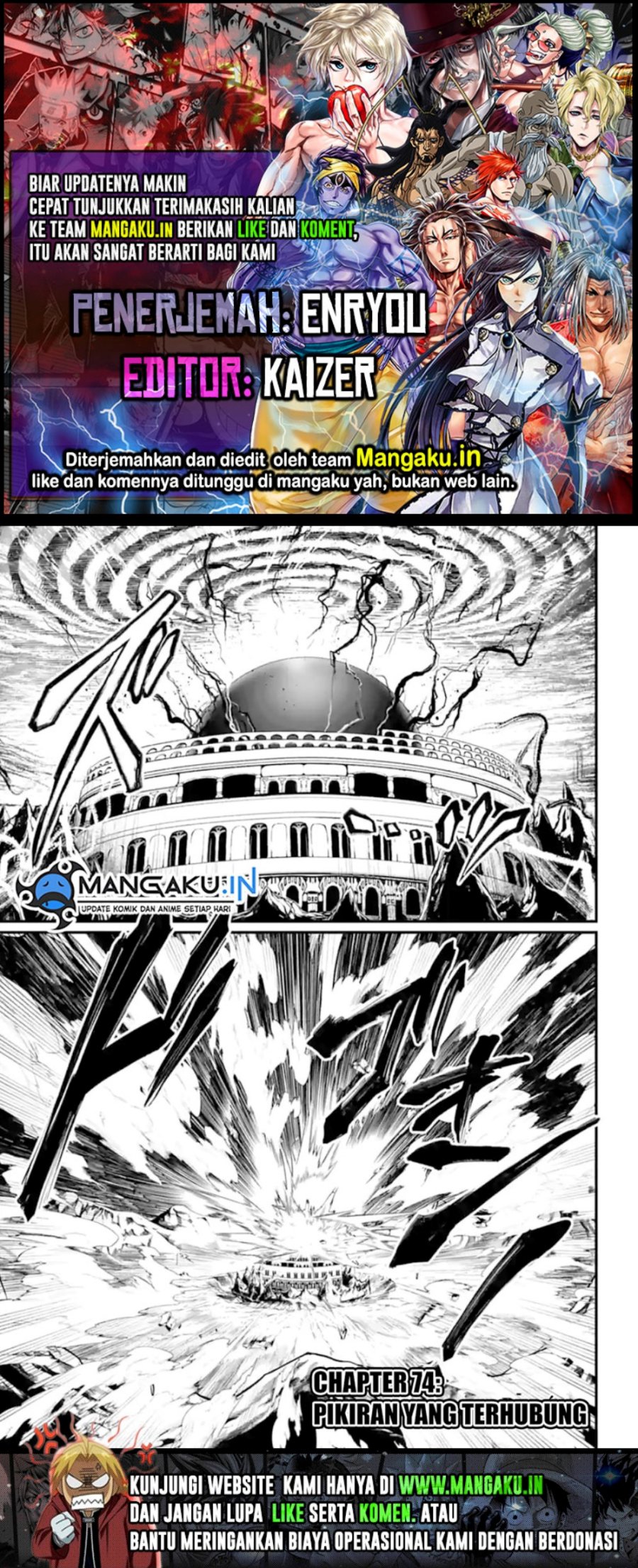 Komik Shuumatsu no Valkyrie Chapter 74.1 gambar nomor 1