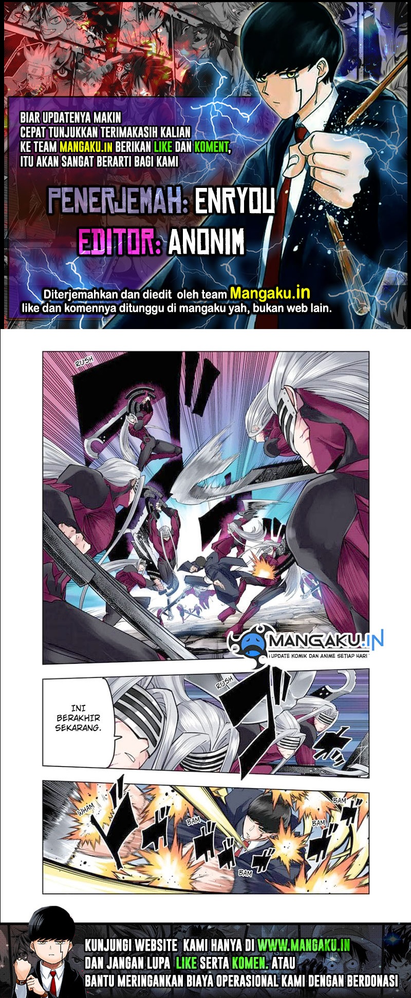 Komik Mashle: Magic and Muscles Chapter 141 gambar nomor 1