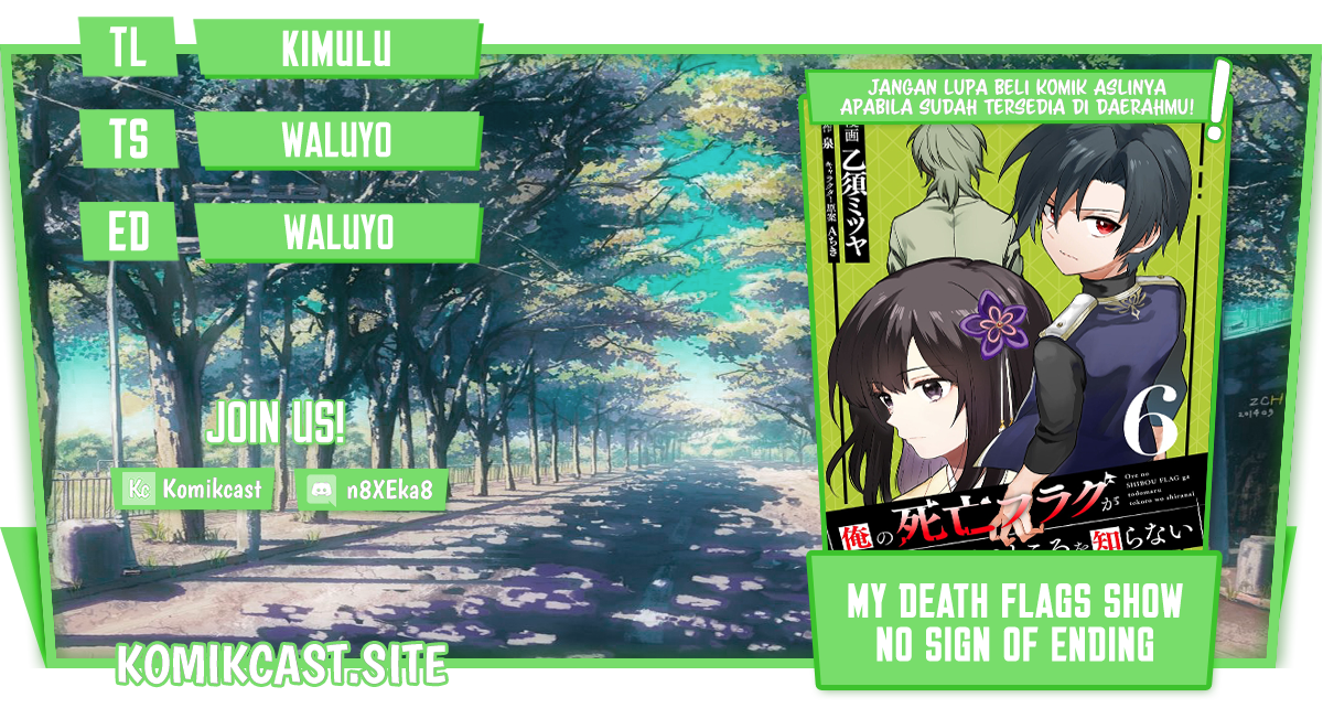 Komik My Death Flags Show No Sign of Ending Chapter 45 gambar nomor 1