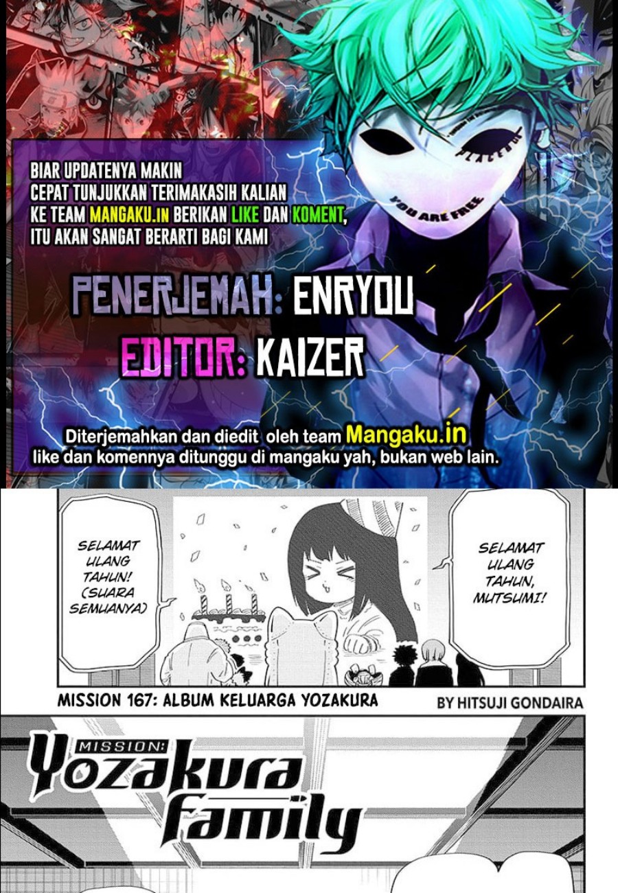 Komik Mission: Yozakura Family Chapter 167 gambar nomor 1