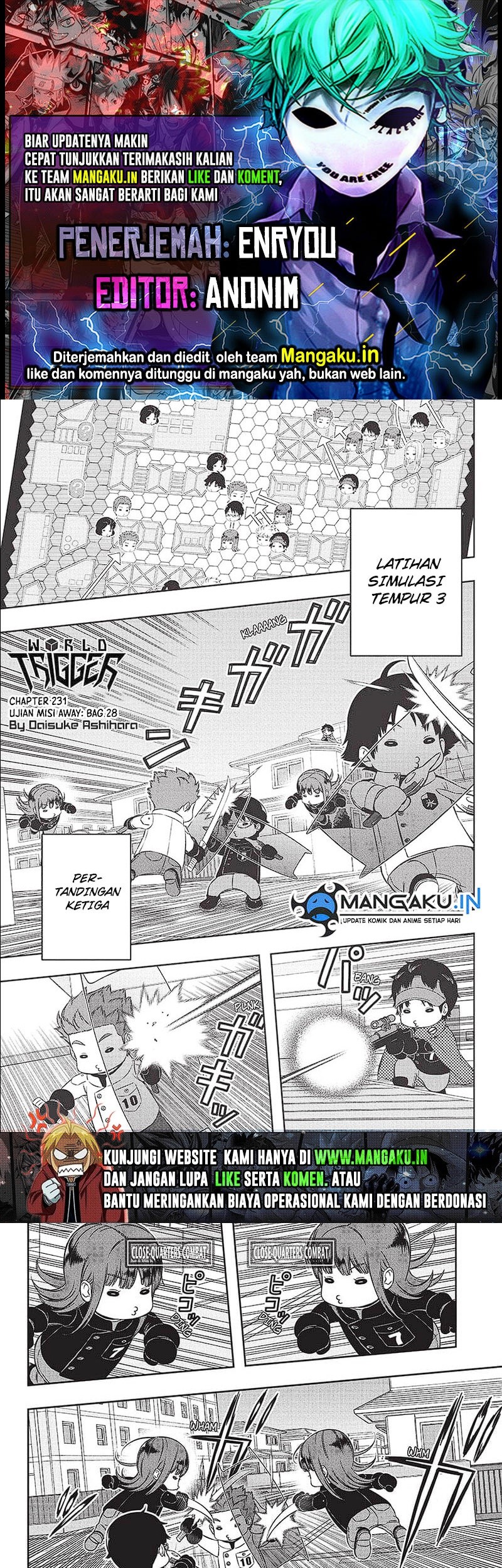 Komik World Trigger Chapter 231 gambar nomor 1