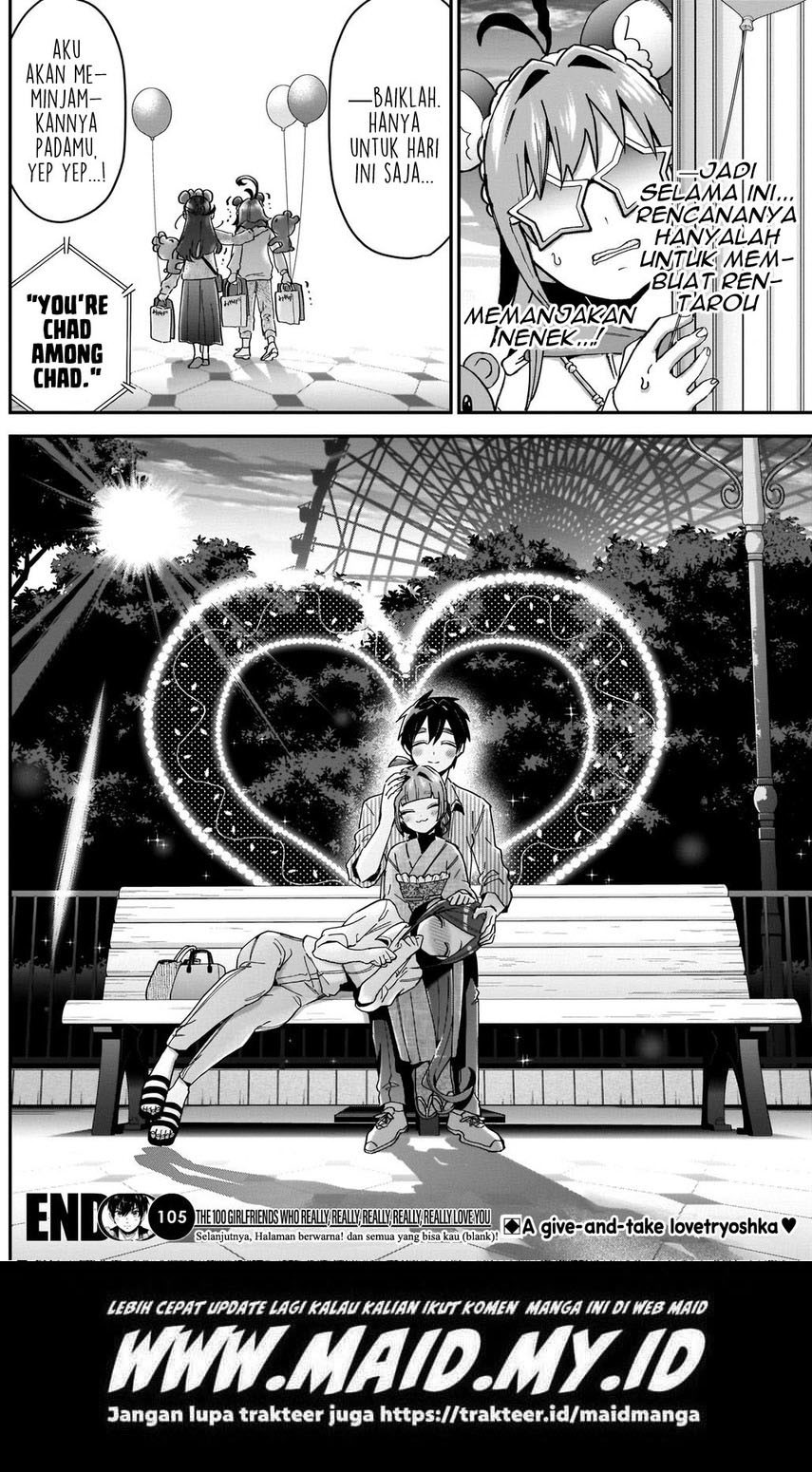 Kimi no Koto ga Dai Dai Dai Dai Daisuki na 100-ri no Kanojo Chapter 105 Gambar 22