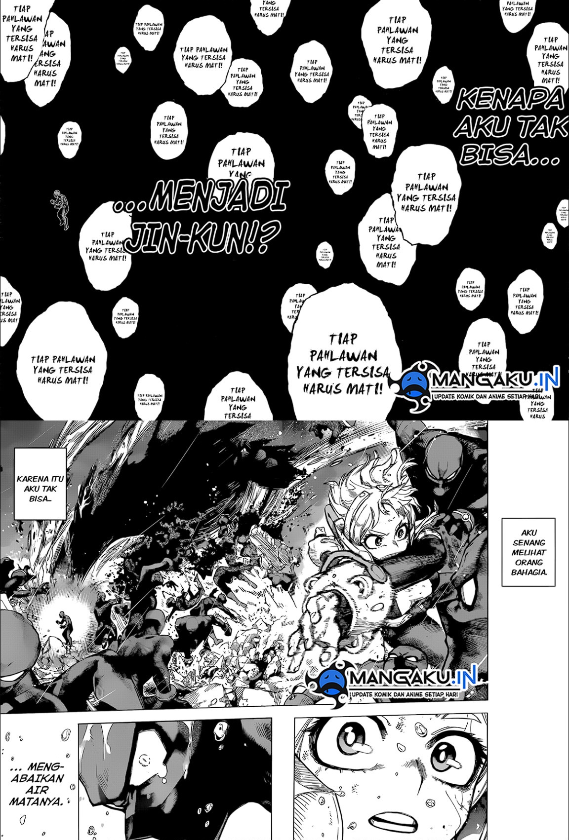 Boku no Hero Academia Chapter 382 Gambar 4