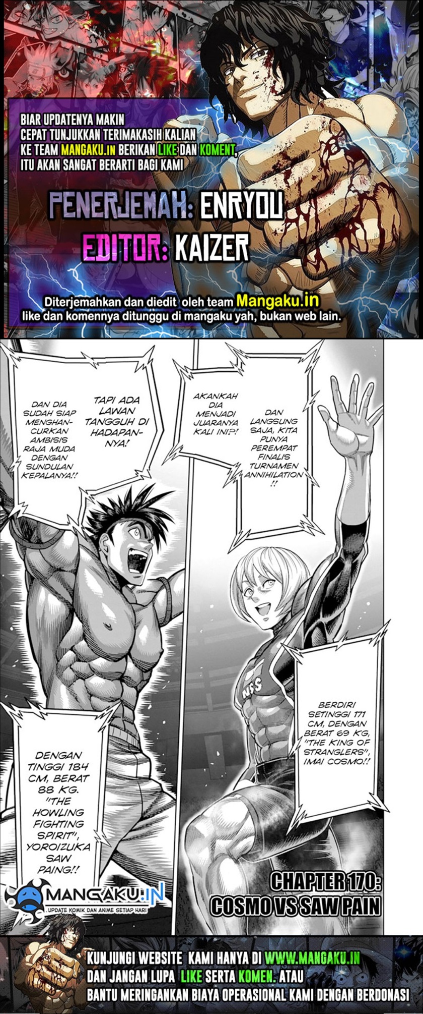 Komik Kengan Omega Chapter 170 gambar nomor 1