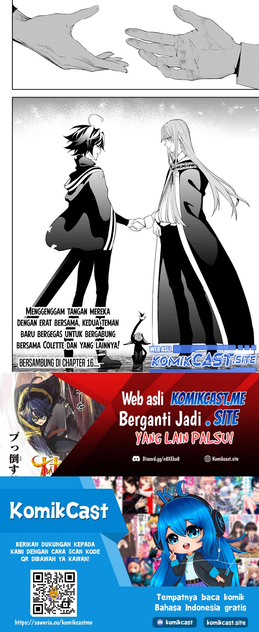 Tsue to Tsurugi no Wistoria Chapter 15 Gambar 43