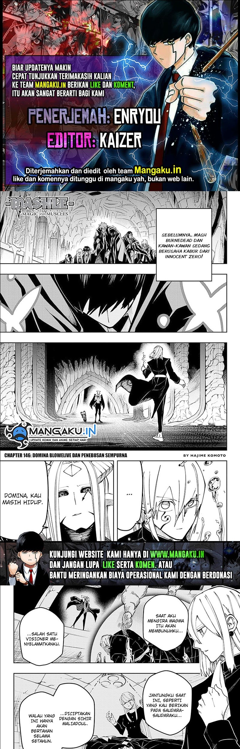 Komik Mashle: Magic and Muscles Chapter 146 gambar nomor 1