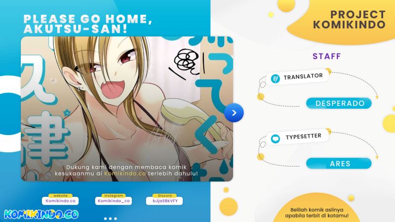 Komik Please Go Home, Akutsu-san! Chapter 134.5 gambar nomor 1
