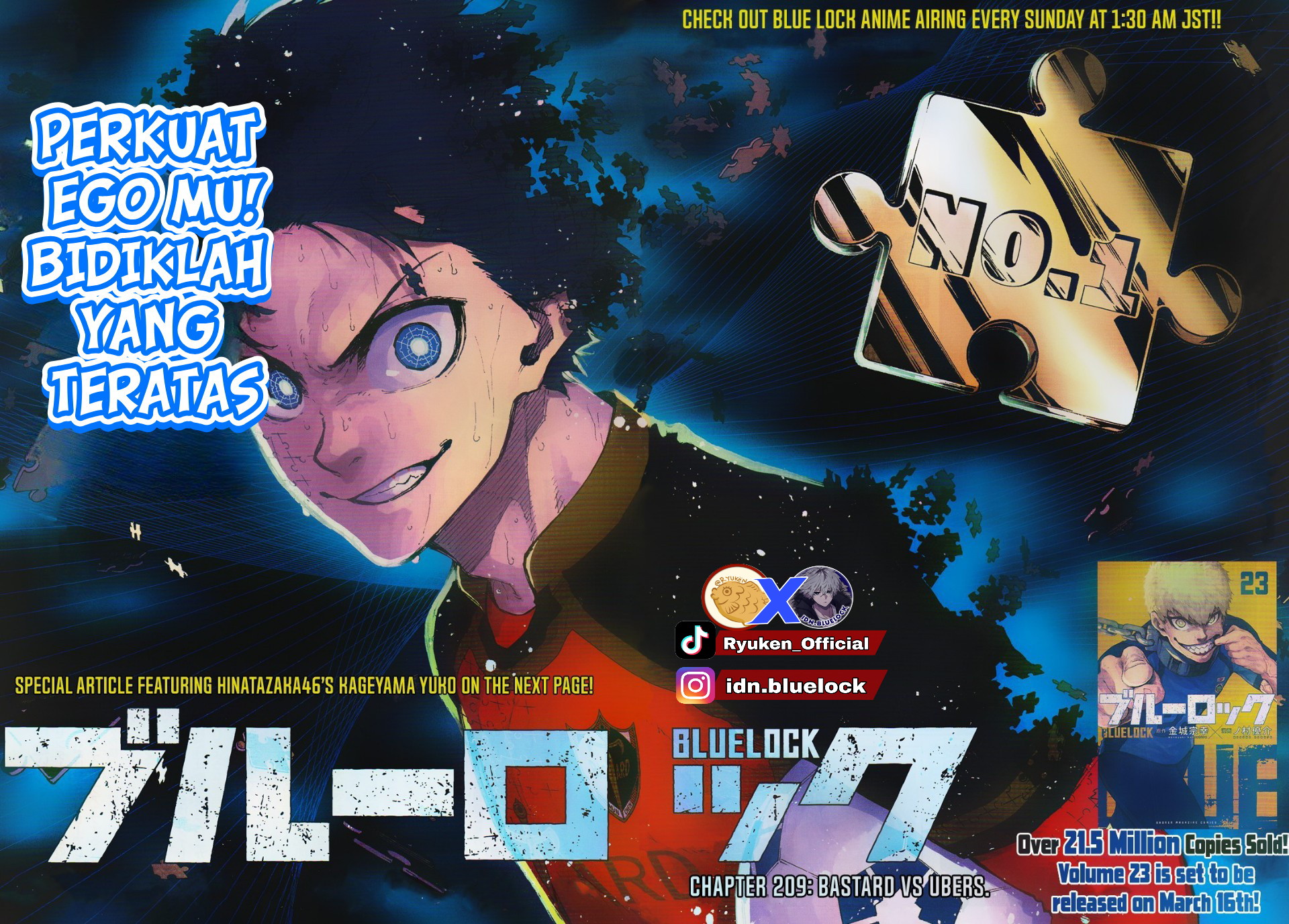 Manga Blue Lock Chapter 209 gambar nomor 2