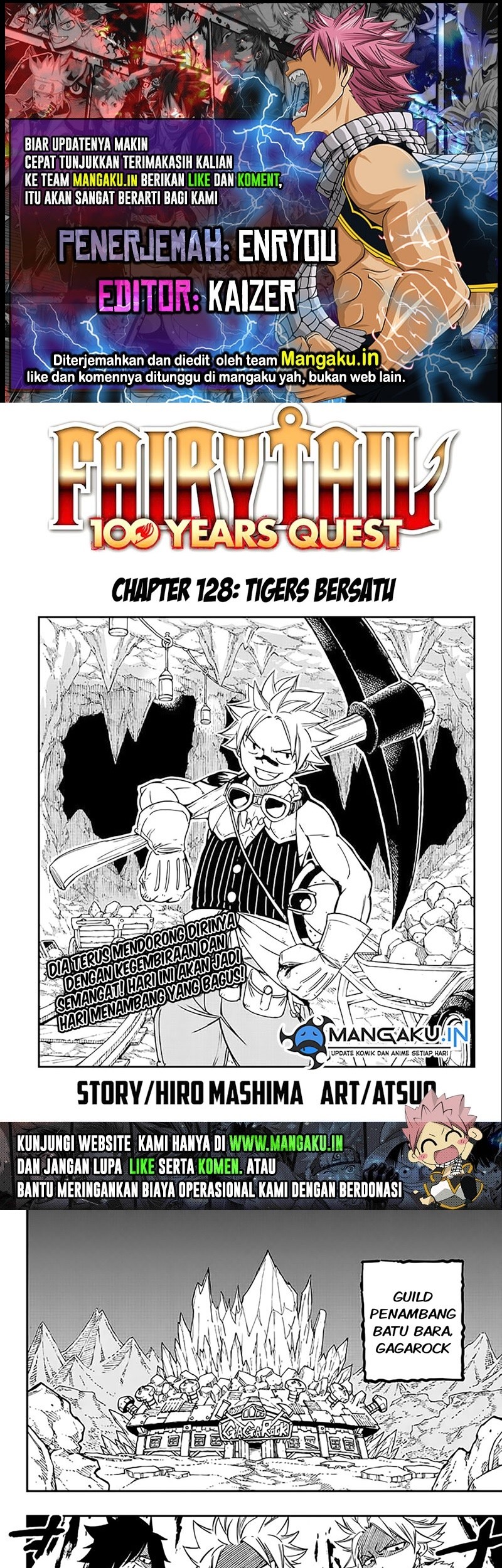 Komik Fairy Tail: 100 Years Quest Chapter 128 gambar nomor 1