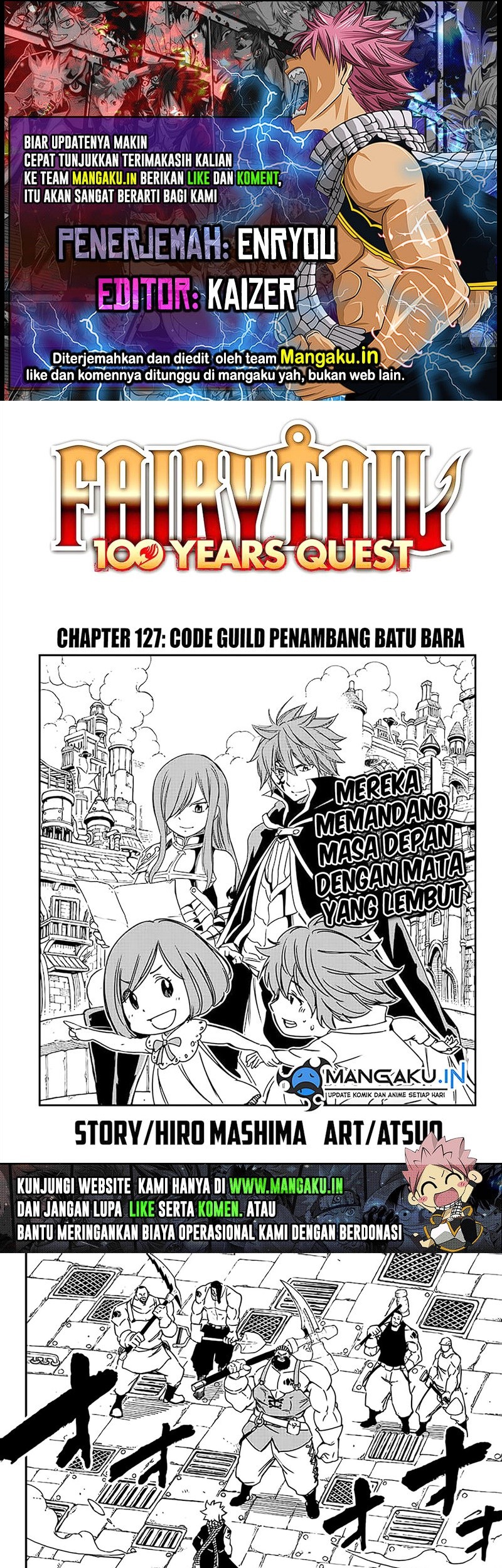 Komik Fairy Tail: 100 Years Quest Chapter 127 gambar nomor 1