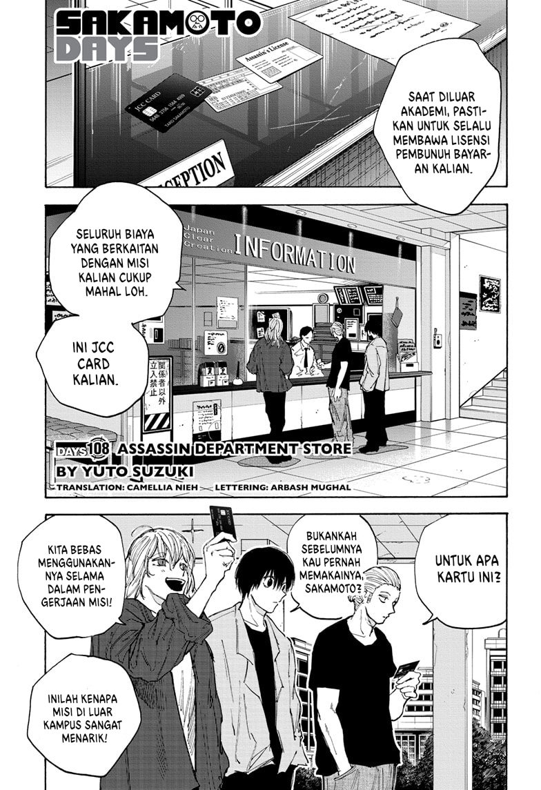 Manga Sakamoto Days Chapter 108 gambar nomor 2