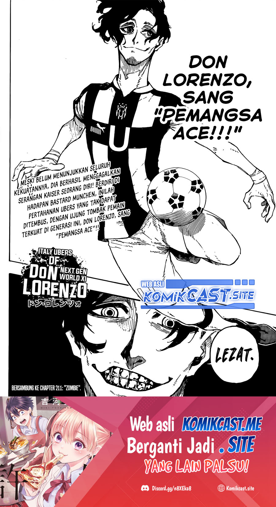 Blue Lock Chapter 210 Gambar 19