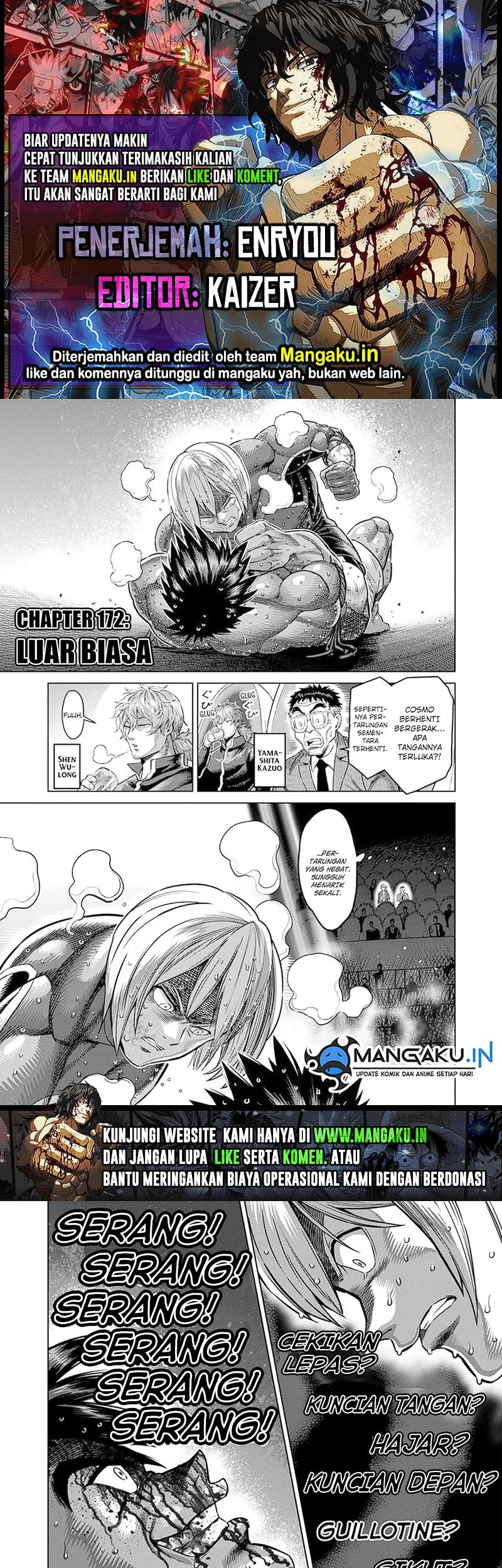 Komik Kengan Omega Chapter 172 gambar nomor 1