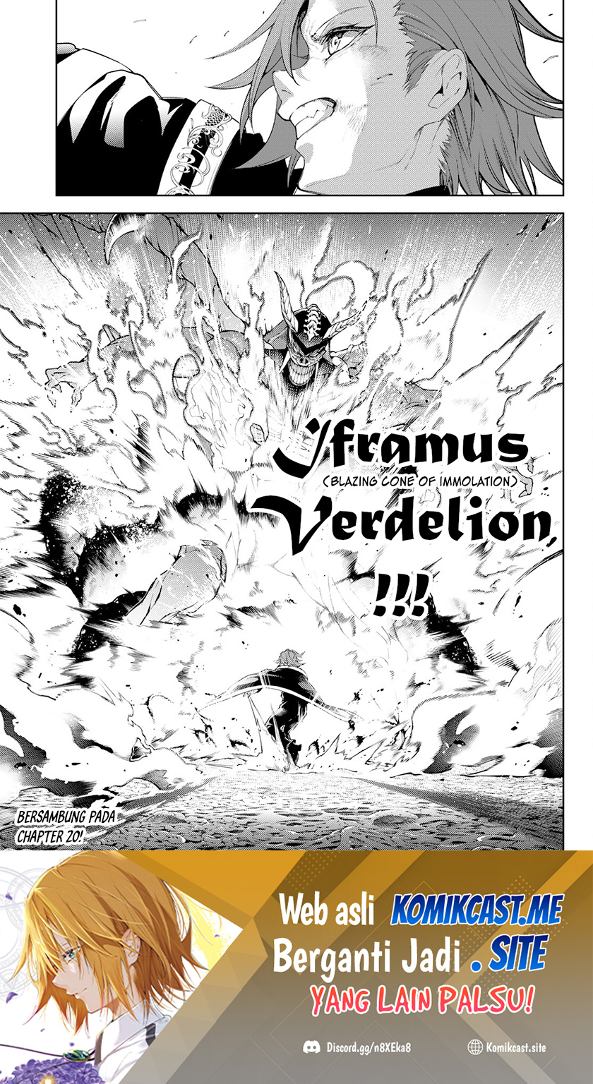 Tsue to Tsurugi no Wistoria Chapter 19 Gambar 43