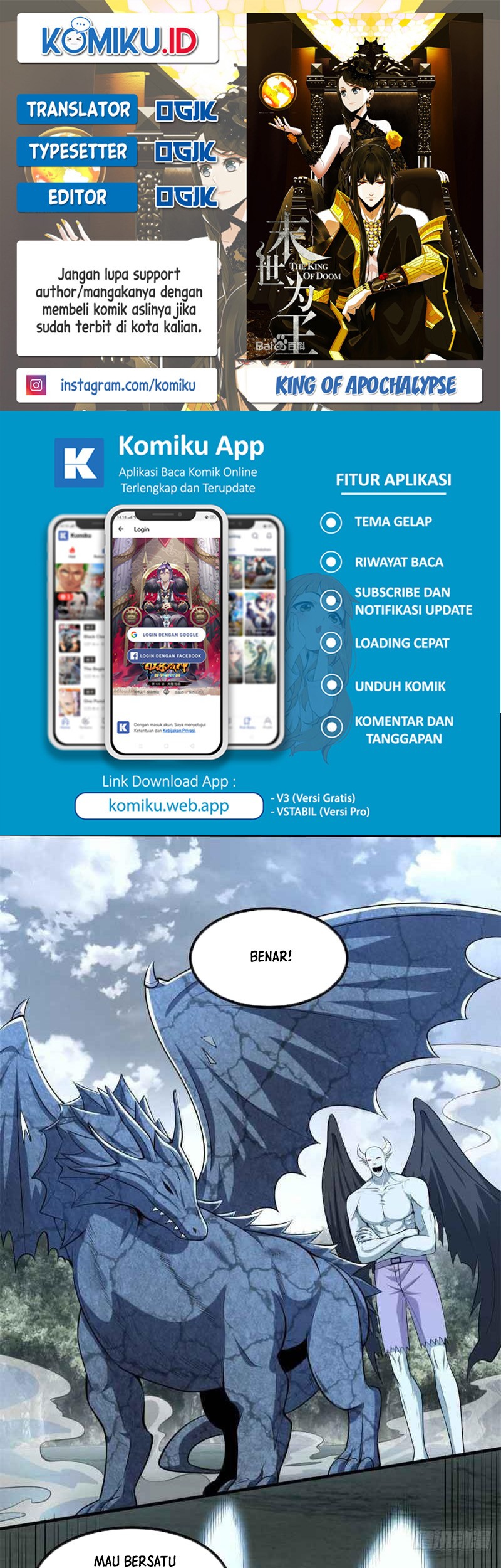 Komik King of Apocalypse Chapter 448 gambar nomor 1