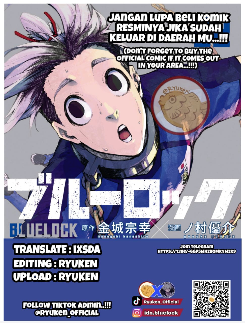 Komik Blue Lock Chapter 207 gambar nomor 1