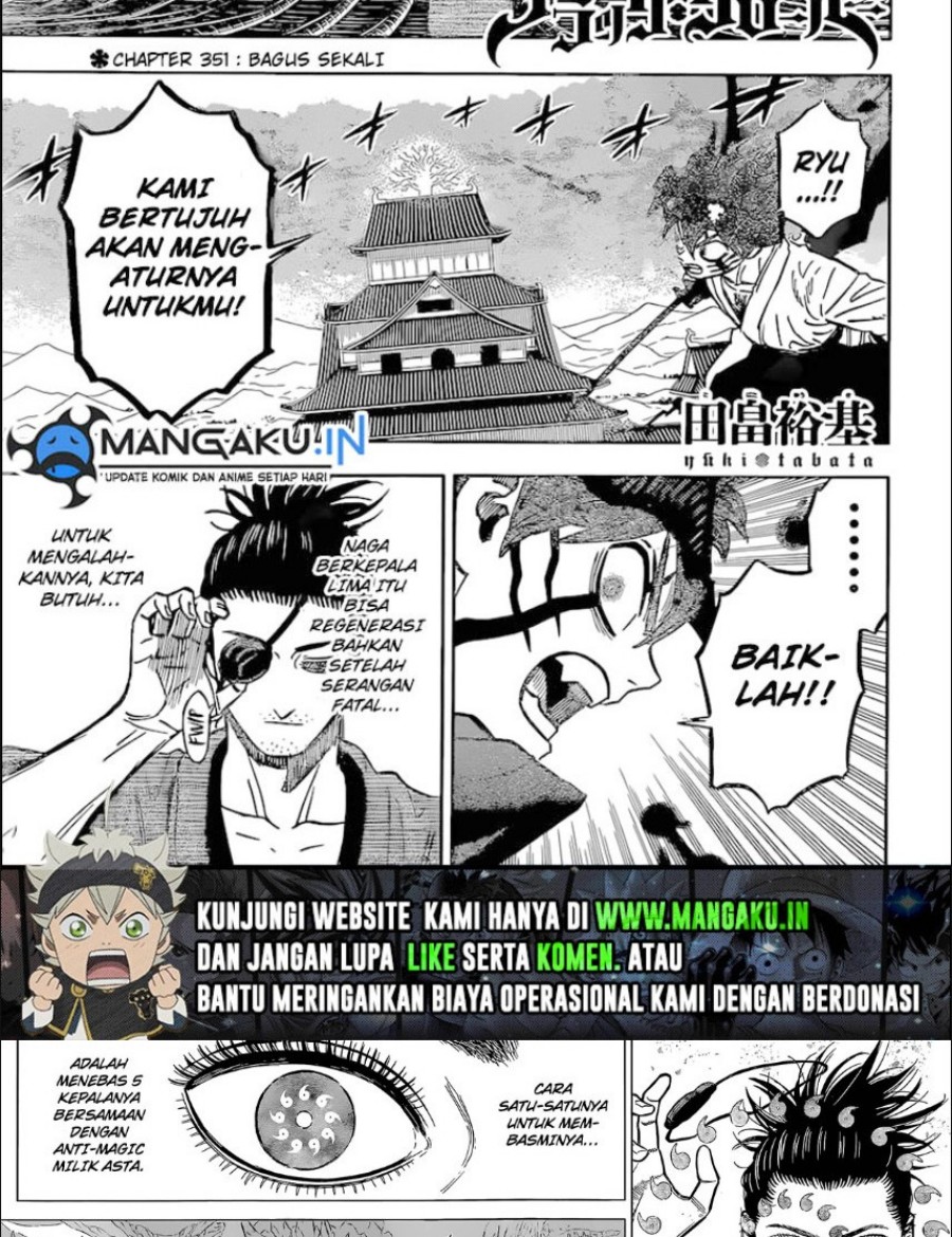 Manga Black Clover Chapter 352 gambar nomor 2