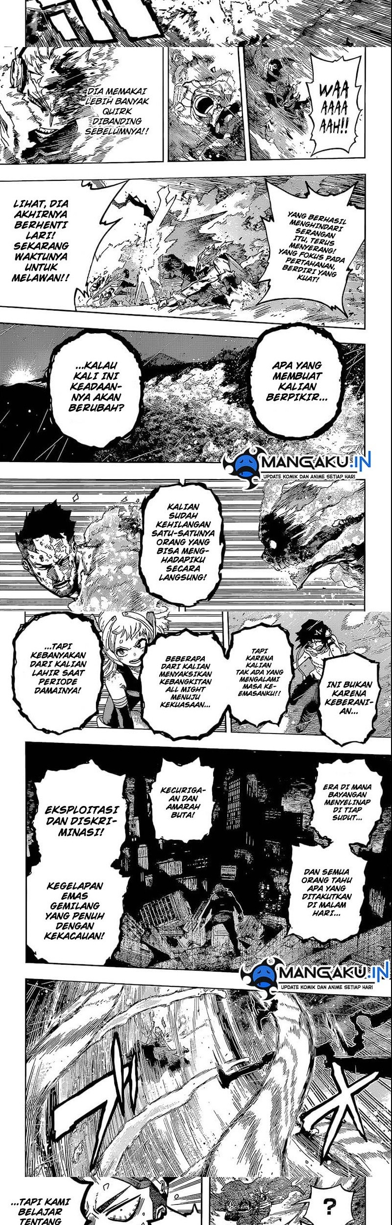 Boku no Hero Academia Chapter 381 Gambar 4