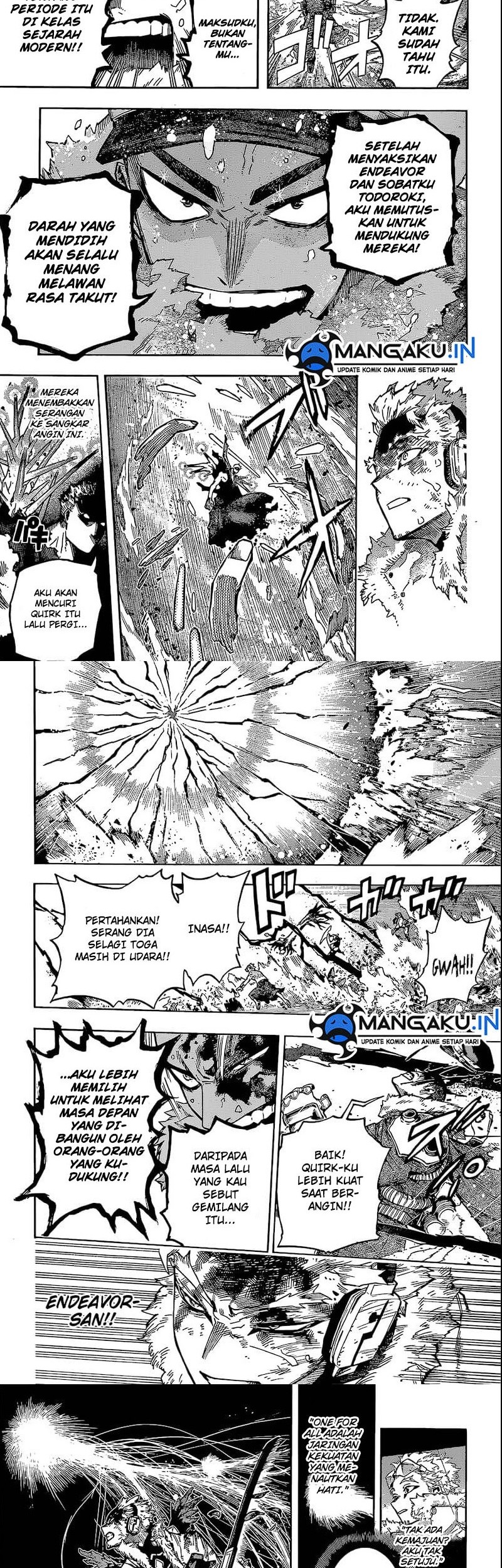 Boku no Hero Academia Chapter 381 Gambar 5
