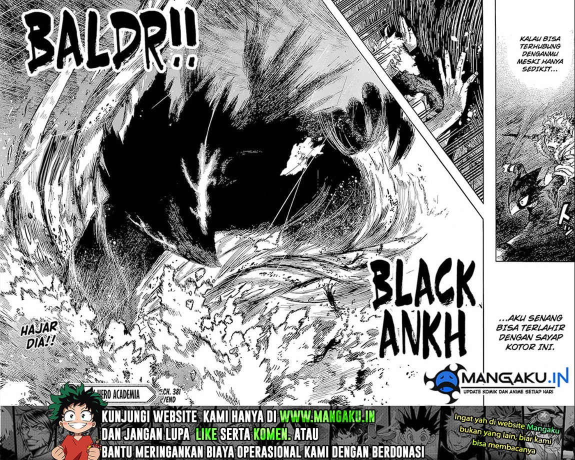 Boku no Hero Academia Chapter 381 Gambar 10