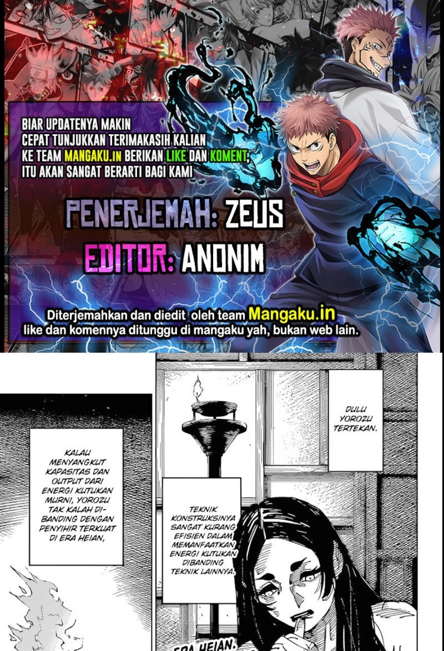 Komik Jujutsu Kaisen Chapter 218 gambar nomor 1