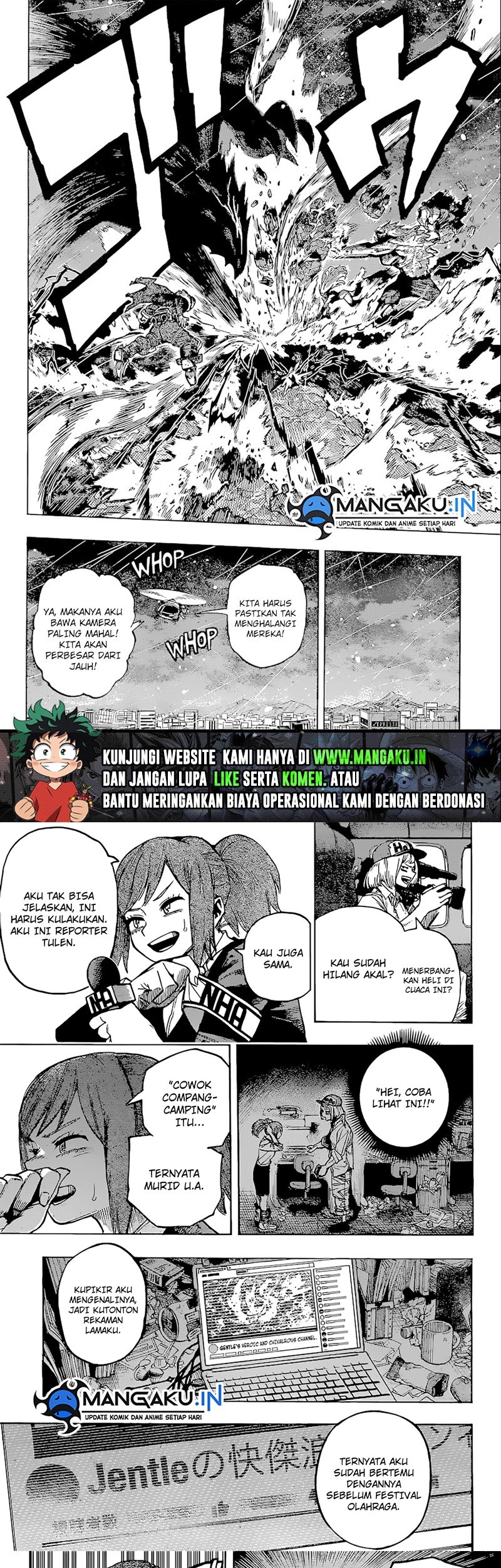 Boku no Hero Academia Chapter 384 Gambar 5