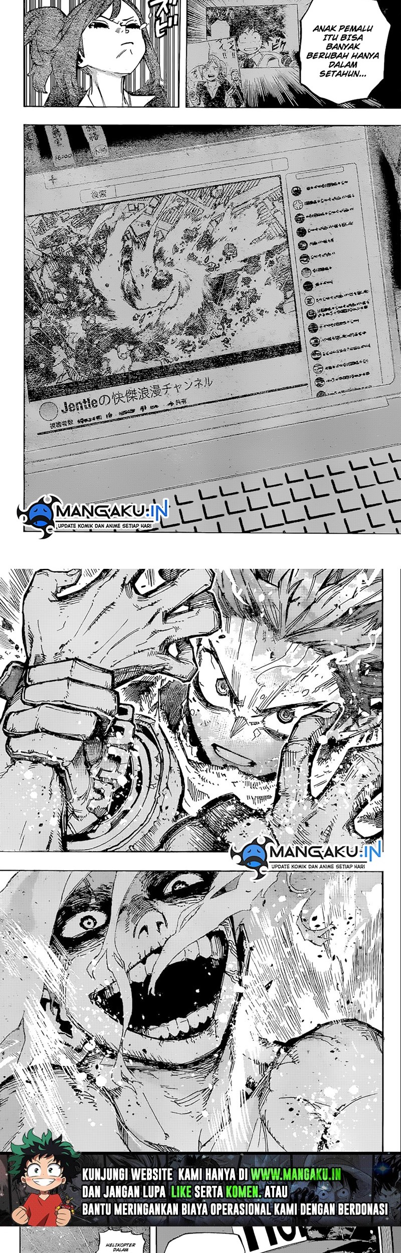 Boku no Hero Academia Chapter 384 Gambar 6