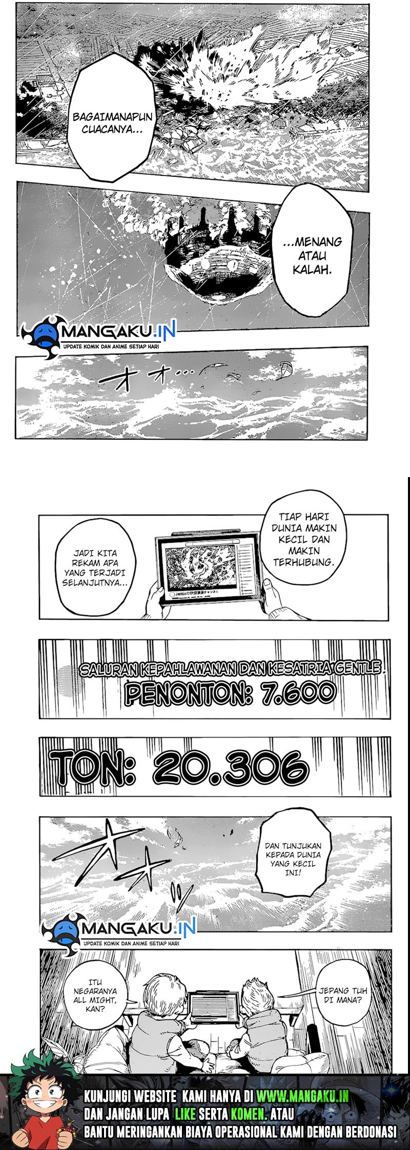 Boku no Hero Academia Chapter 384 Gambar 8