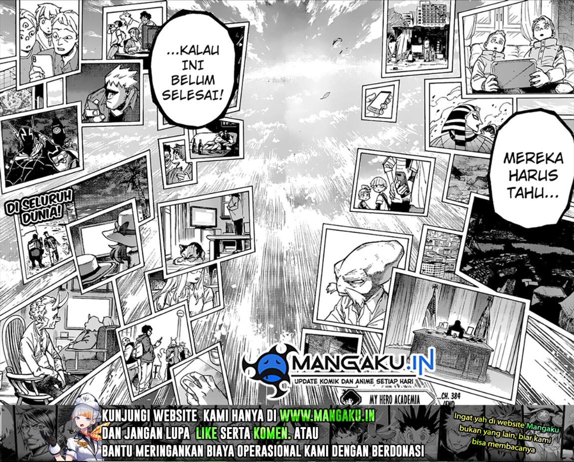 Boku no Hero Academia Chapter 384 Gambar 9