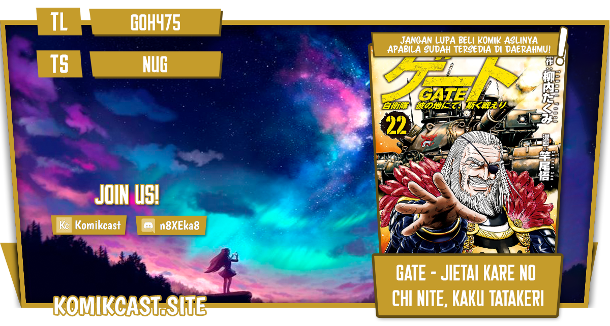 Komik Gate – Jietai Kare no Chi nite Kaku Tatakeri Chapter 120 gambar nomor 1