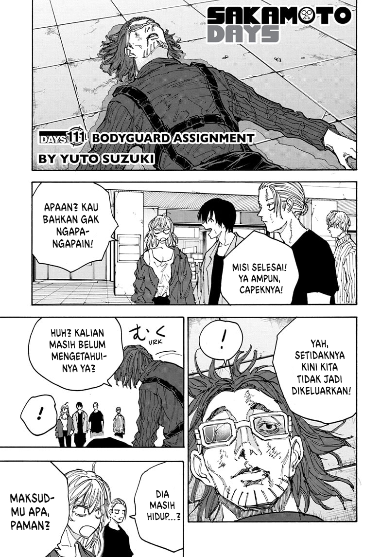 Manga Sakamoto Days Chapter 111 gambar nomor 2