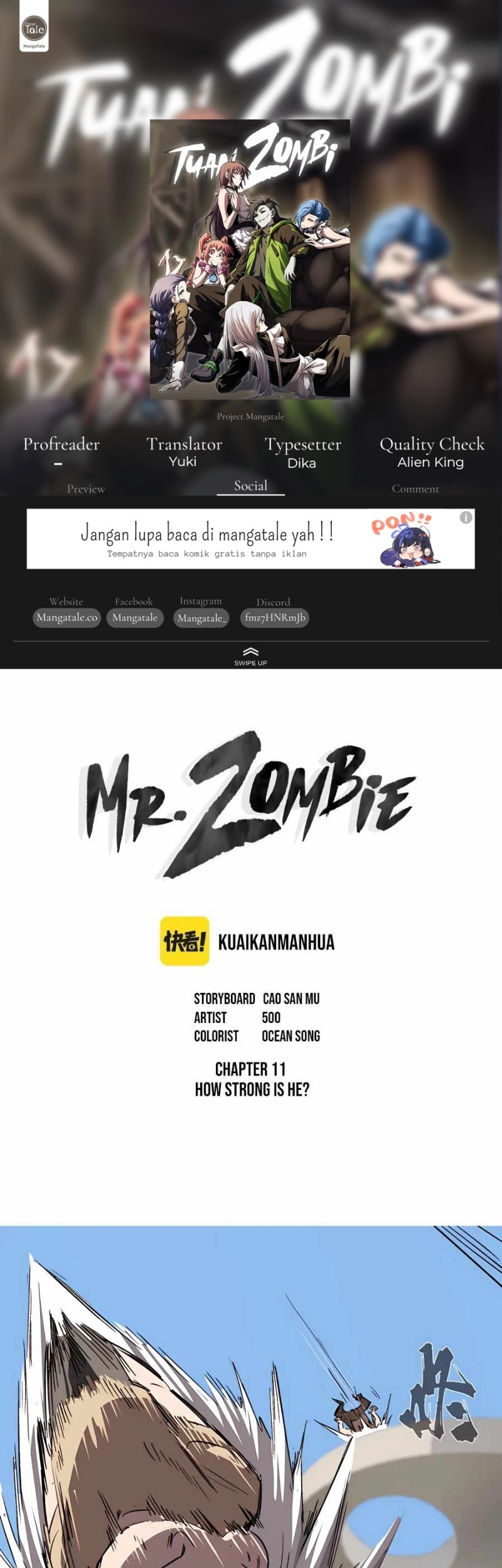 Komik Mr. Zombie Chapter 11 gambar nomor 1