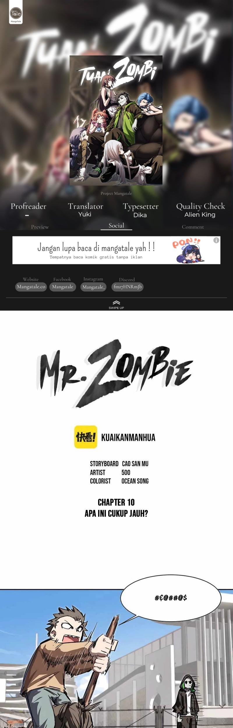Komik Mr. Zombie Chapter 10 gambar nomor 1