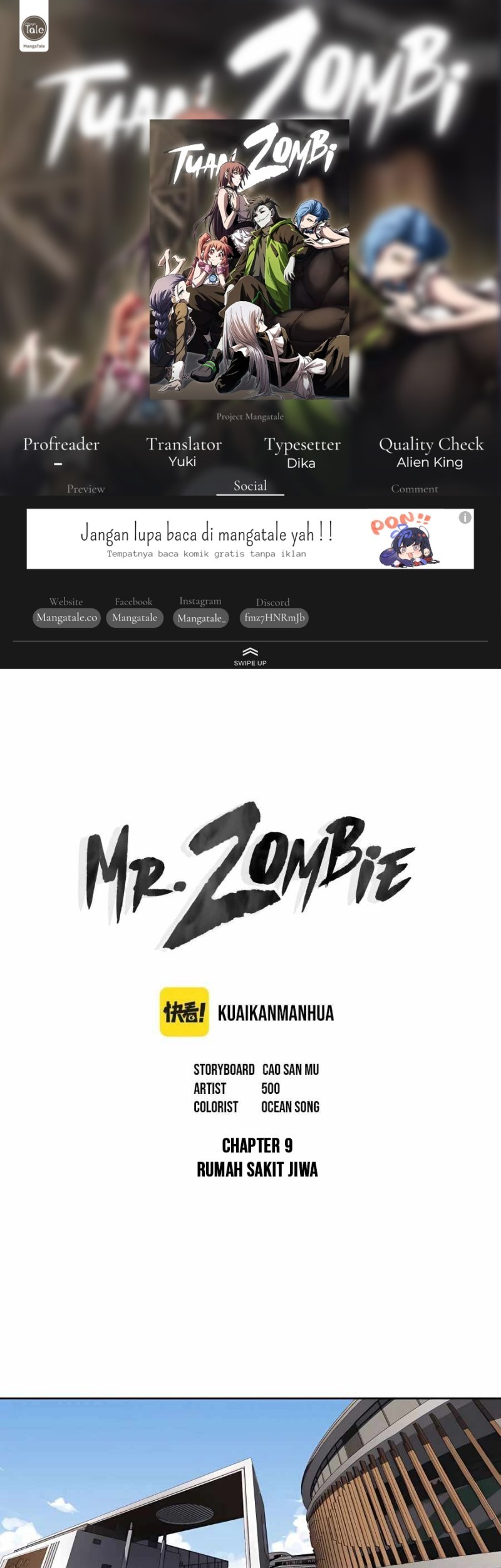 Komik Mr. Zombie Chapter 09 gambar nomor 1