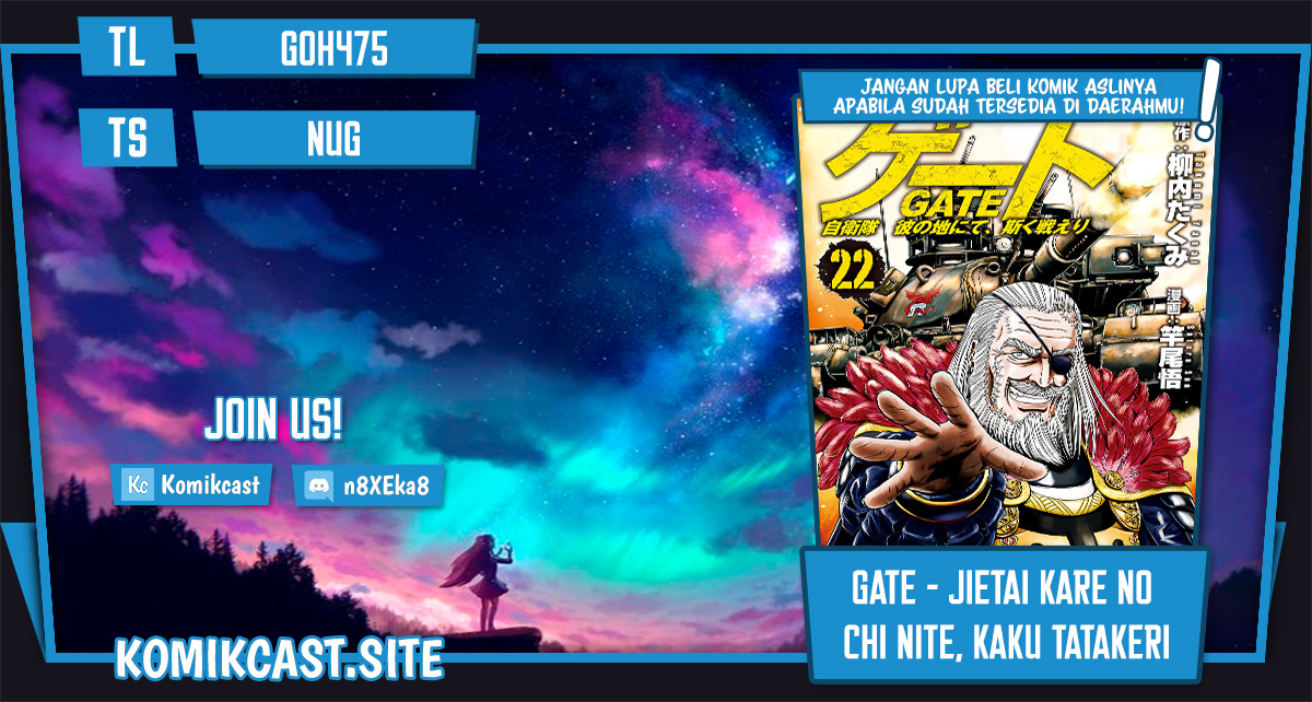 Komik Gate – Jietai Kare no Chi nite Kaku Tatakeri Chapter 121 gambar nomor 1