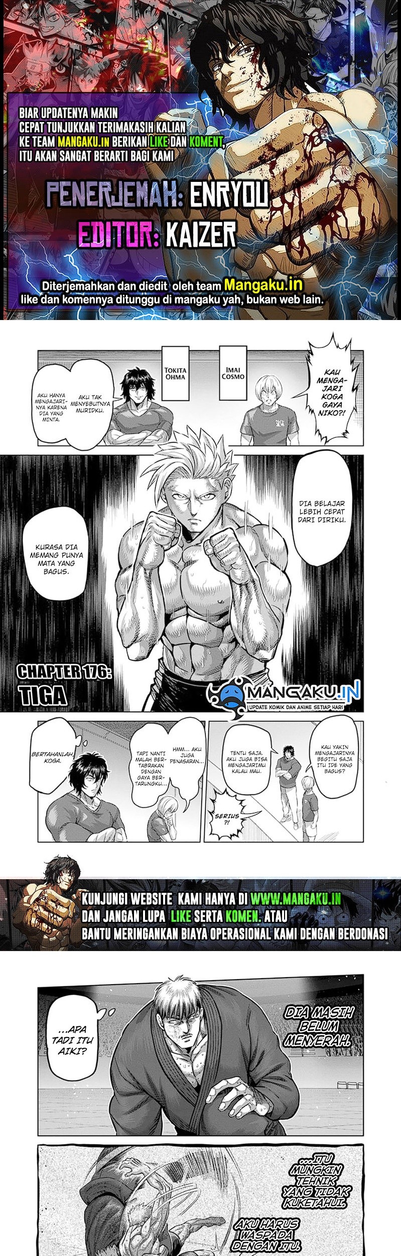 Komik Kengan Omega Chapter 176 gambar nomor 1