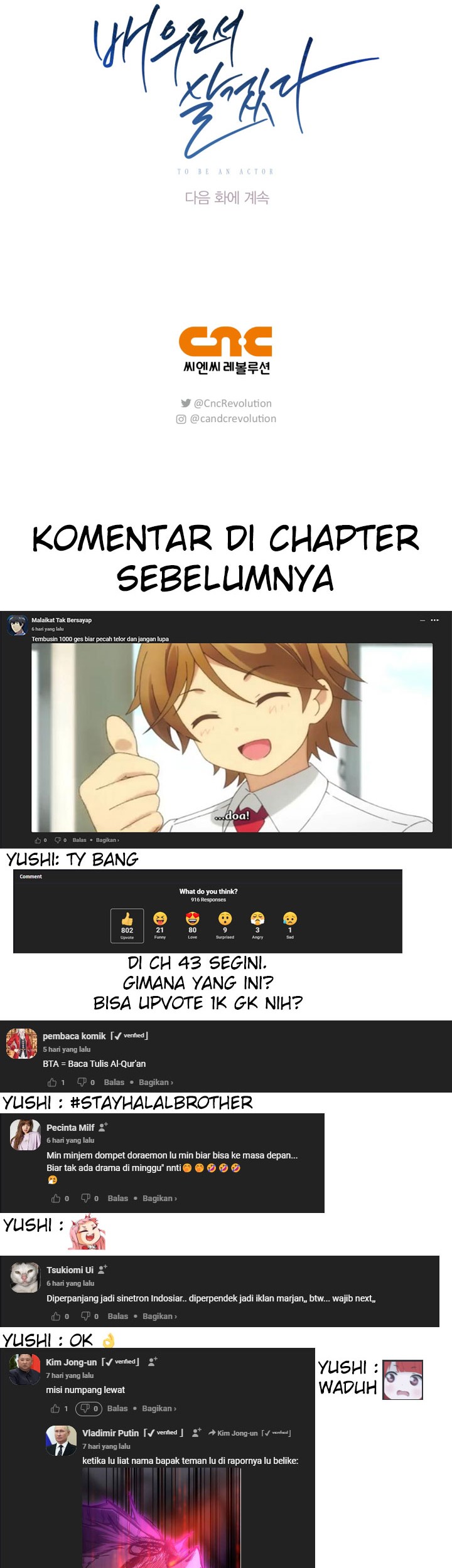 Be the Actor Chapter 44 Gambar 57