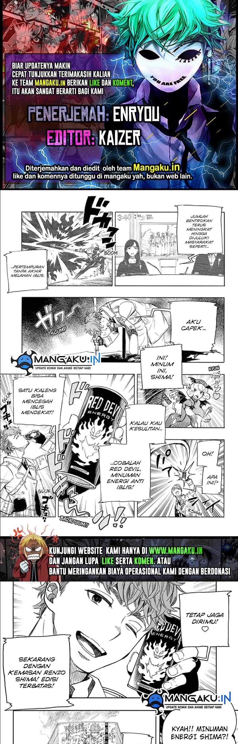 Komik Ao no Exorcist Chapter 139.2 gambar nomor 1