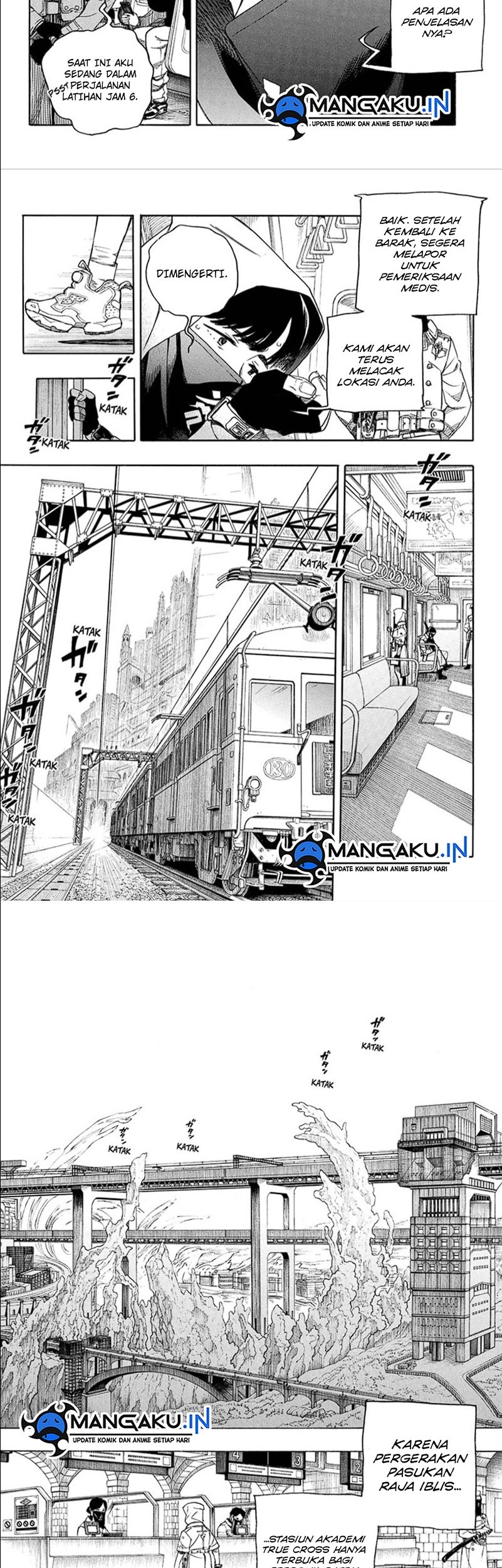 Ao no Exorcist Chapter 139.2 Gambar 5