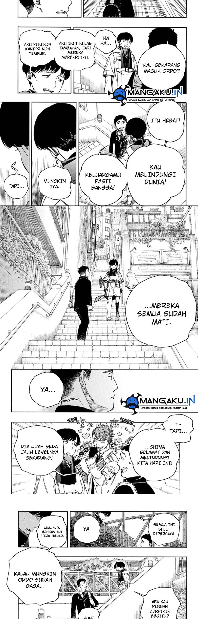 Ao no Exorcist Chapter 139.2 Gambar 11