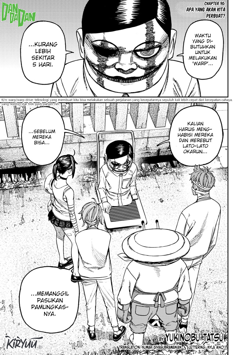 Manga DANDADAN Chapter 90 gambar nomor 2