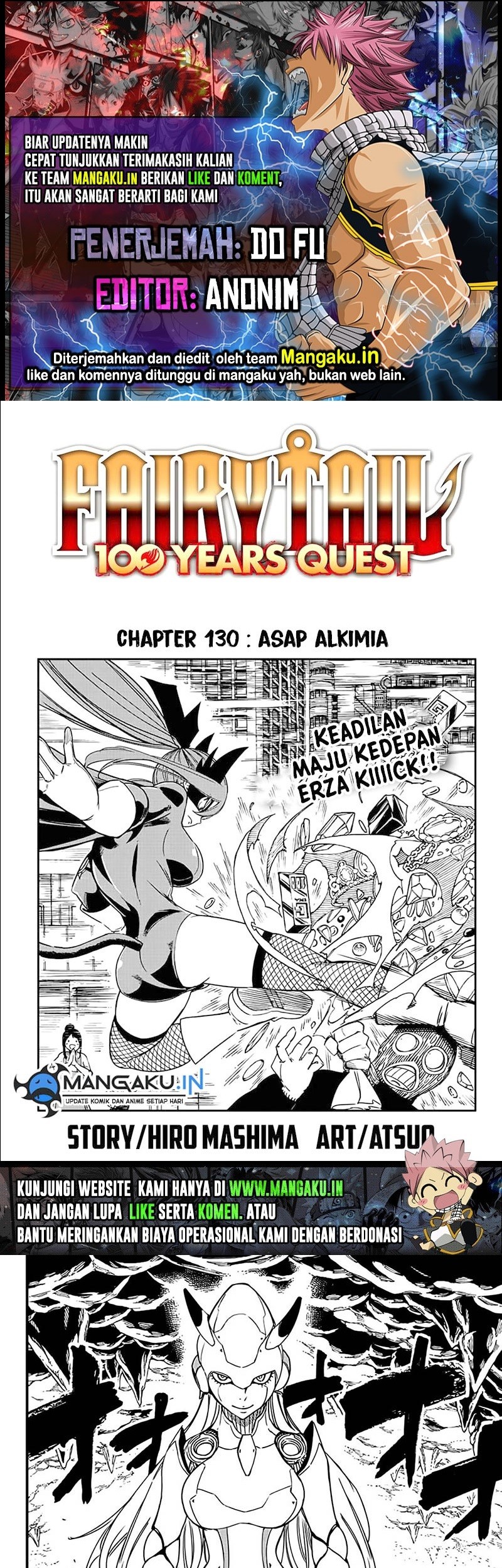 Komik Fairy Tail: 100 Years Quest Chapter 130 gambar nomor 1
