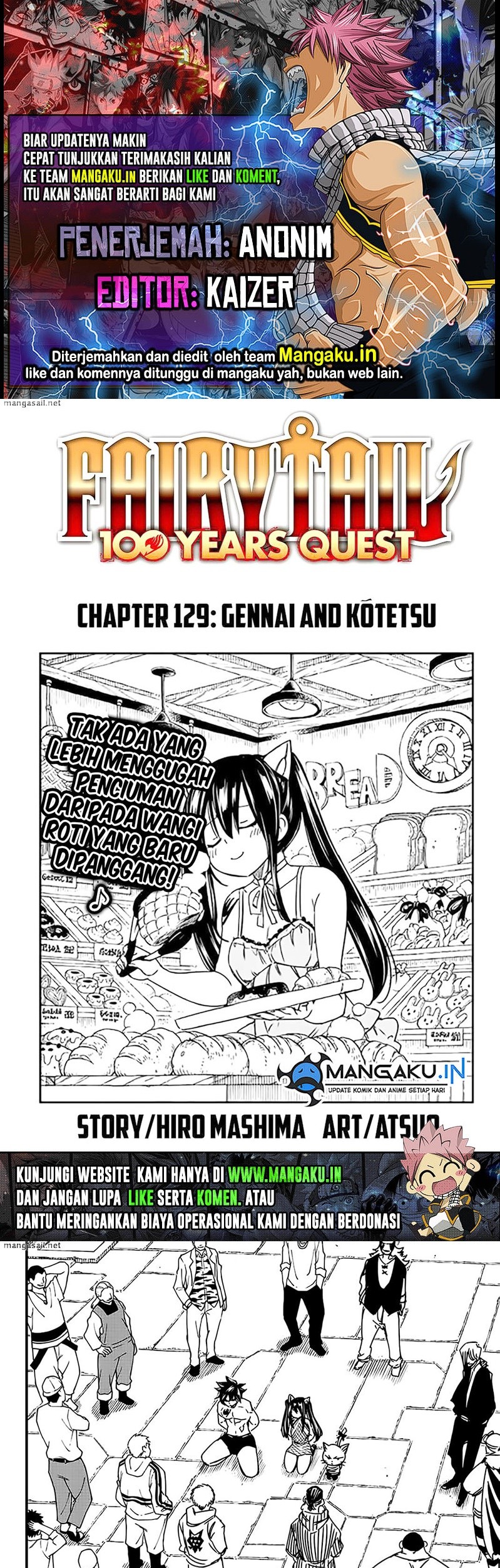 Komik Fairy Tail: 100 Years Quest Chapter 129 gambar nomor 1