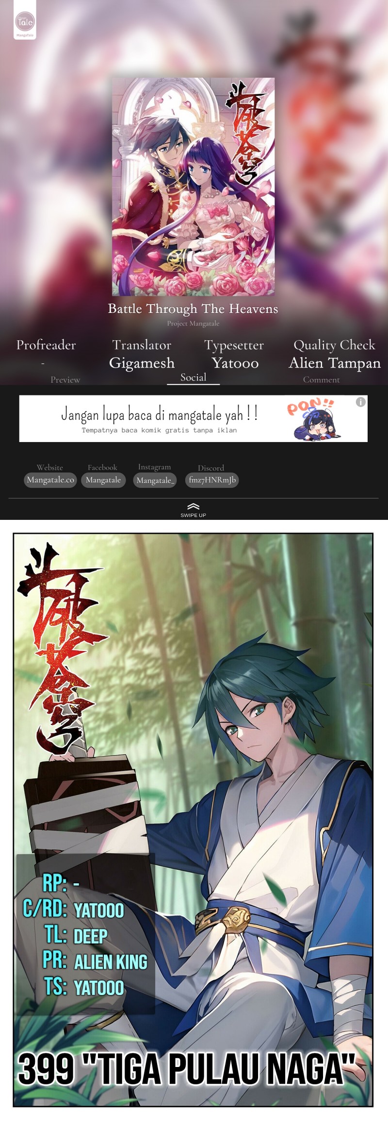 Komik Battle Through the Heavens Chapter 399 gambar nomor 1